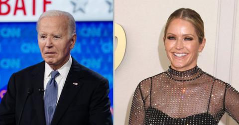 Composite photo of President Joe Biden and Sara Haines