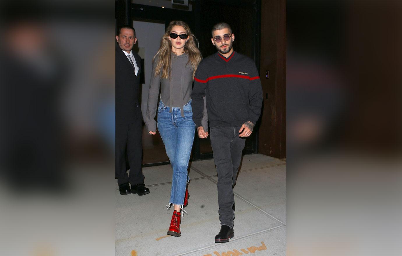 Gigi Hadid and Zayn Malik show off their casual but trendy Fall looks while stepping out on a date