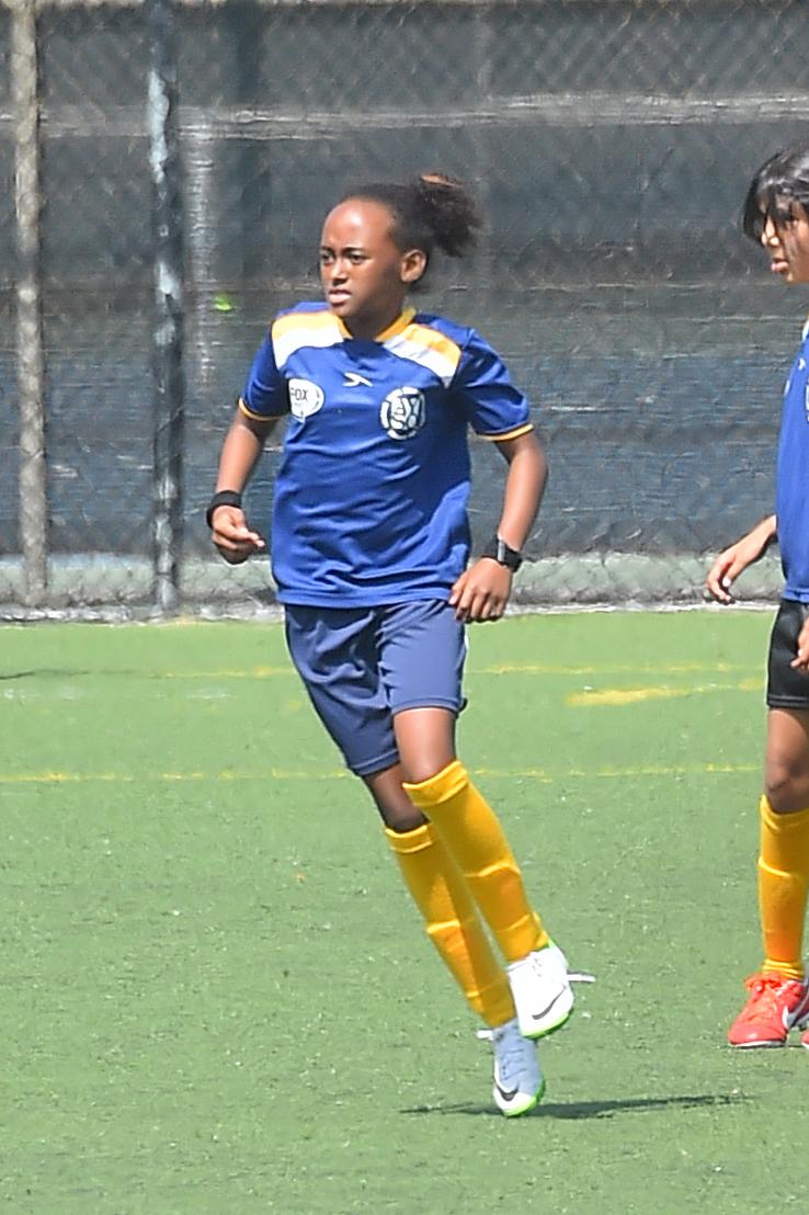 Shiloh and Zahara Jolie Pitt are accompanied by a bodygaurd to their Soccer Game in Studio City