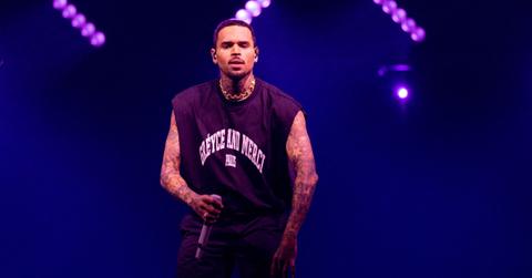 chris brown bulge concert video watch exposed harness