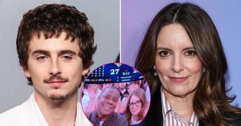 Photo of Timothée Chalamet and Tina Fey