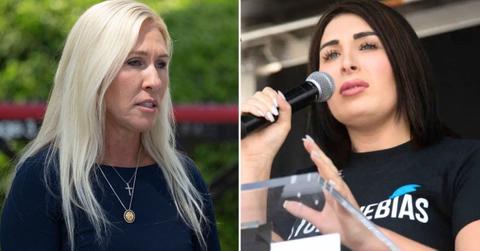 photo of Marjorie Taylor Greene and Laura Loomer