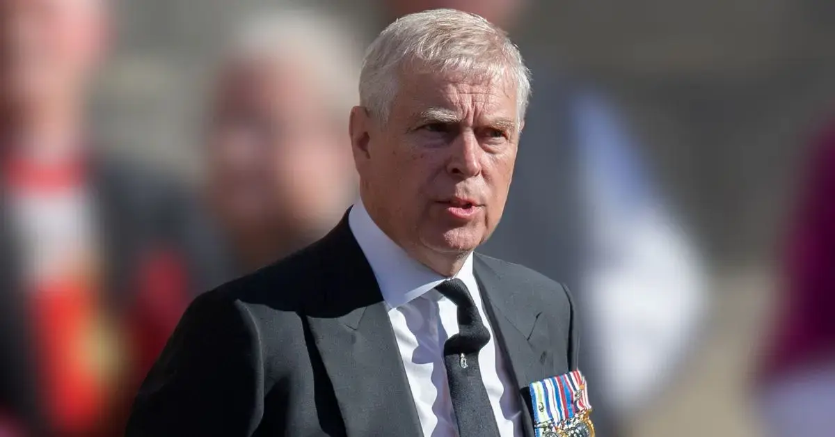 image of Prince Andrew is now just 'Andrew Mountbatten-Windsor.'