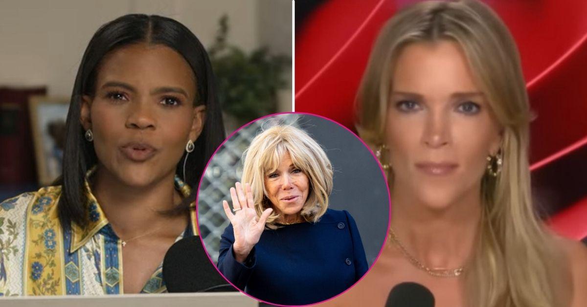 photo of Candace Owens, Brigitte Macron and Megyn Kelly