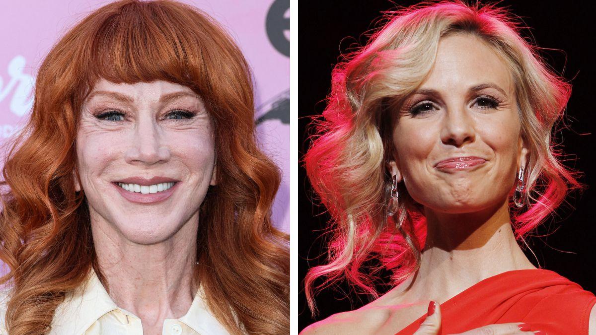 Photo of Kathy Griffin and Elisabeth Hasselbeck