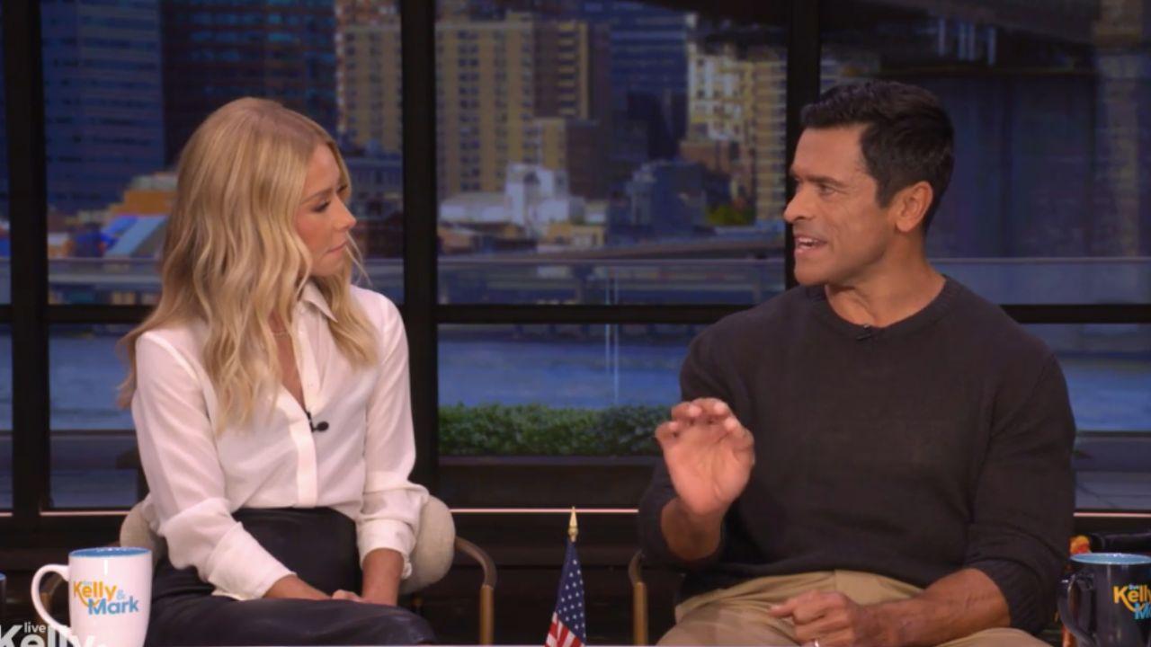 Image of Kelly Ripa shared the couple's dog was up all night because she has 'main character syndrome.'