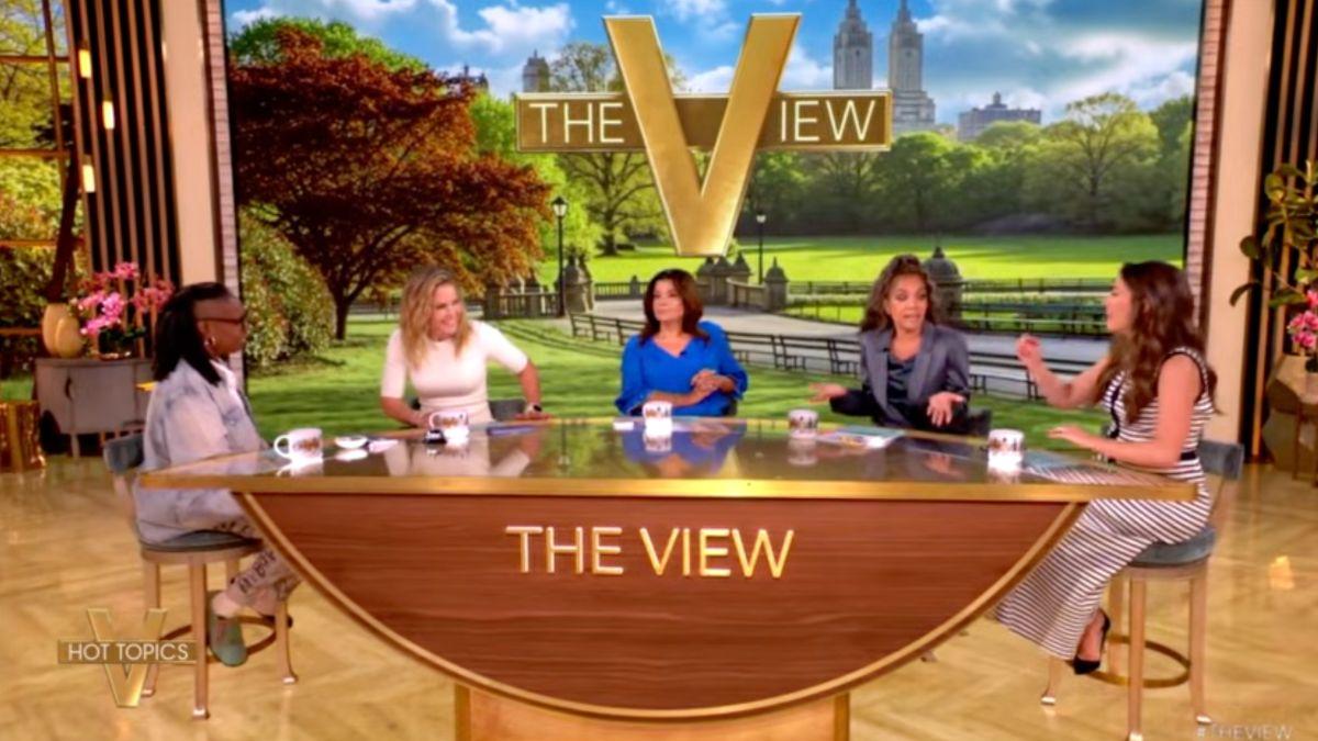 Image of Whoopi Goldberg often asserts her political beliefs on air.