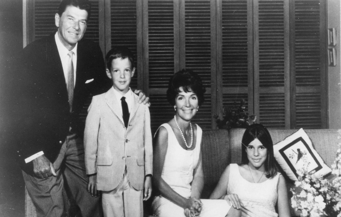 ronald reagan  family portrait