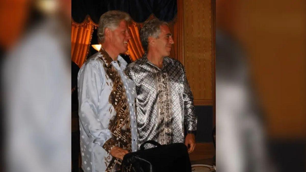 Photo of Bill Clinton was pictured in several photos with Jeffrey Epstein.
