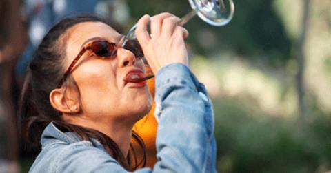 Kourtney kardashian drunk with kendall jenner wine tasting hero