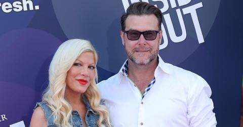 Tori Spelling and Dean McDermott attends the premiere of Disney Pixar’s ‘Inside Out’ at the El Capitan Theatre in Hollywood, California.