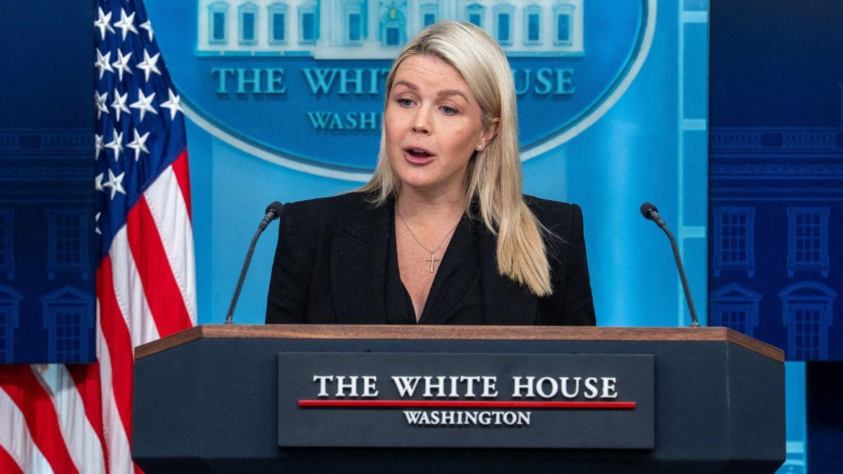 image of The political spokesperson urged Donald Trump's critics to engage in debates and peaceful protests instead of violence.