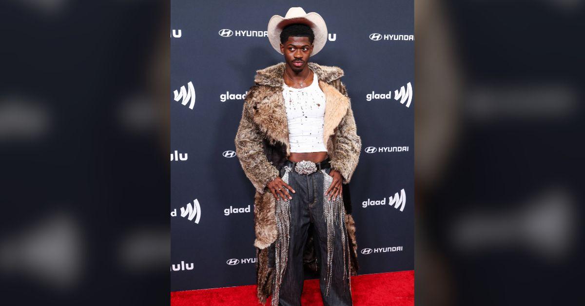 Photo of Lil Nas X suffered facial paralysis in April. 