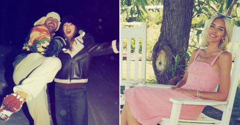 photo of Taylor Swift, Travis Kelce and Charissa Thompson.