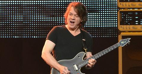 Musician Eddie Van Halen (playing Guitar) has died
