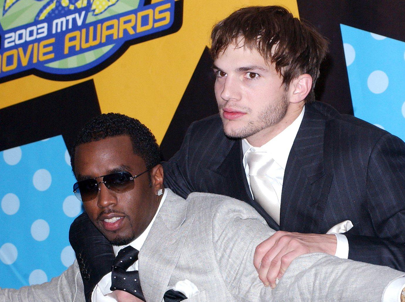 ashton kutcher concerned dragged into sean diddy combs scandal worsens