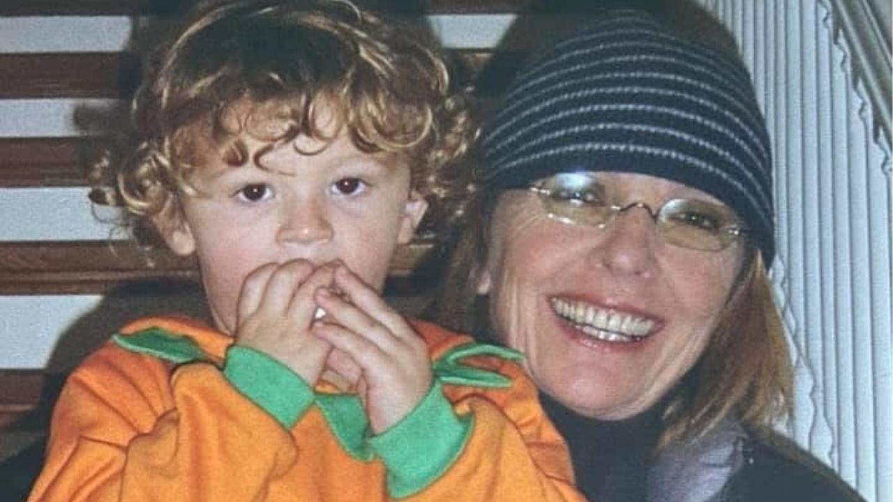 Image of Diane Keaton with her son Duke Keaton
