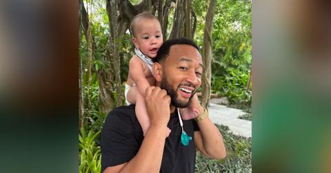 john legend video month old daughter esti saying dada