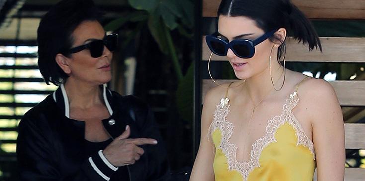 Kris Jenner, Kendall Jenner, And Kourtney Kardashian Filming In Thousand Oaks