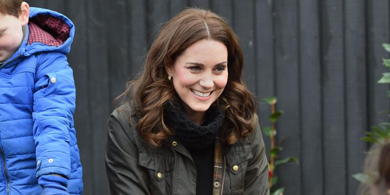 pregnant kate middleton gardening kids pics pp