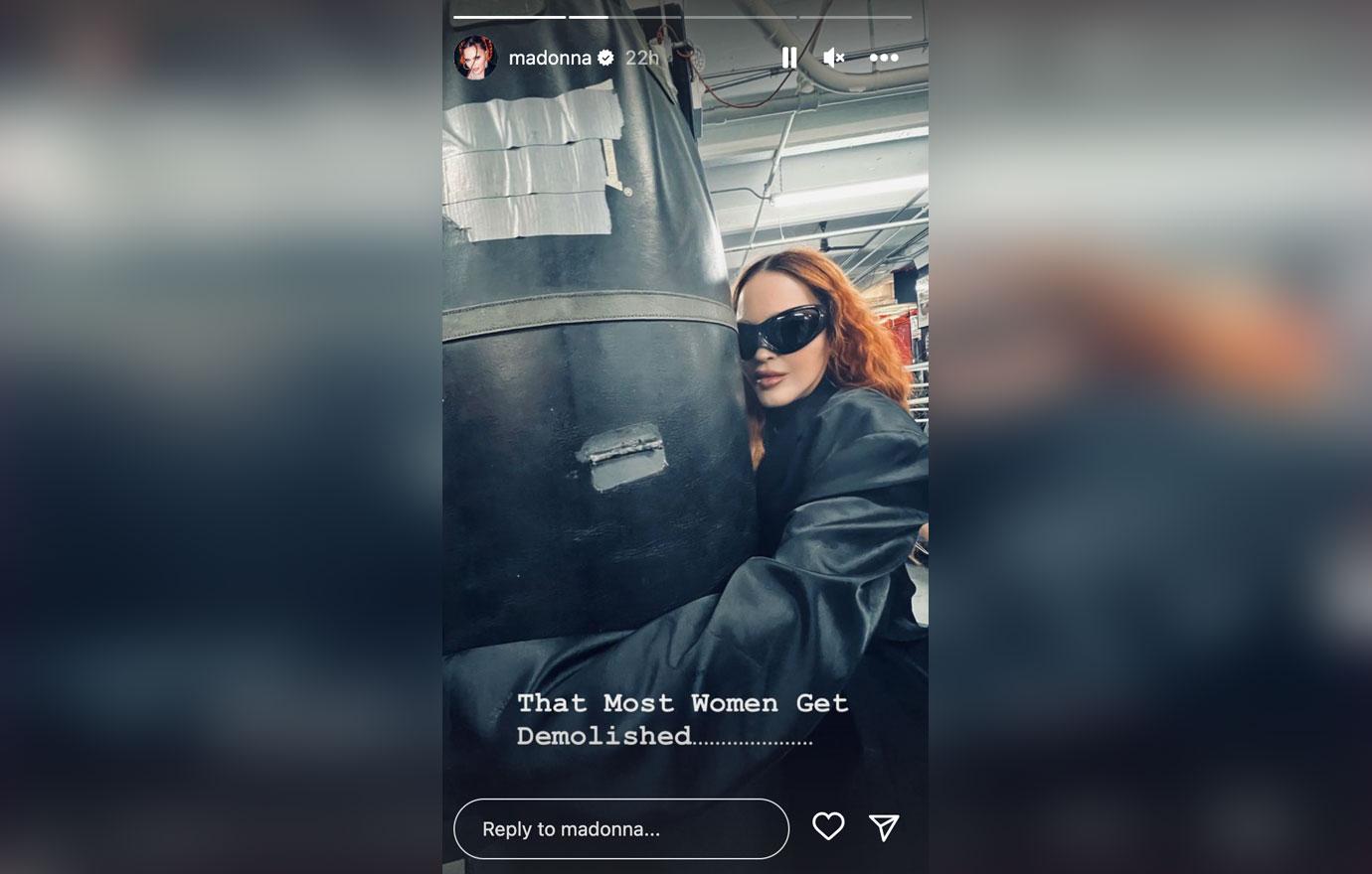 madonna women demolished ridiculous act serious help instagram