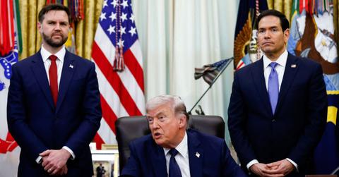 J.D. Vance, Donald Trump and Marco Rubio