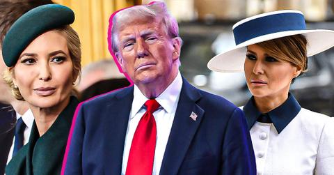 pic of Ivanka, Donald and Melania Trump.