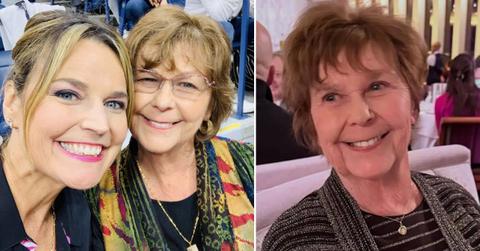 Split photo of Savannah Guthrie and Nancy Guthrie