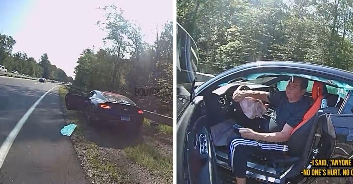 image of The Former WWE chairman's Bentley rear-ended a BMW on the highway.