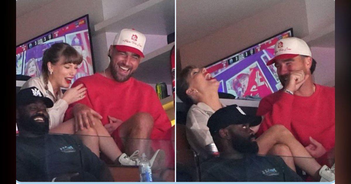 taylor swift and travis kelce cute hockey date lip reader decodes watch