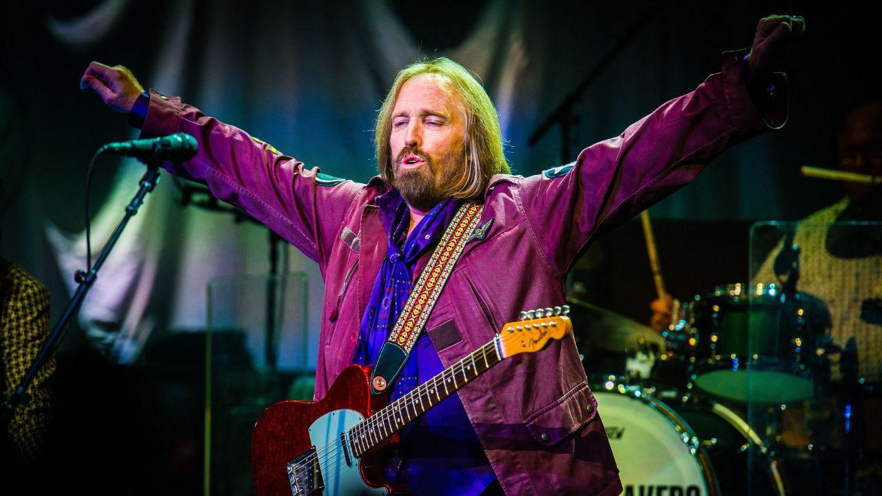 Image of Tom Petty's daughter Adria Petty accepted the Lifetime Achievement Award on behalf of her father and the Heartbreakers.