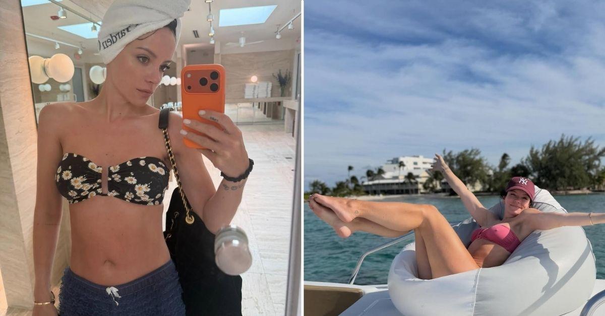 Photo of Lily Allen left little to the imagination after posing in a bikini.