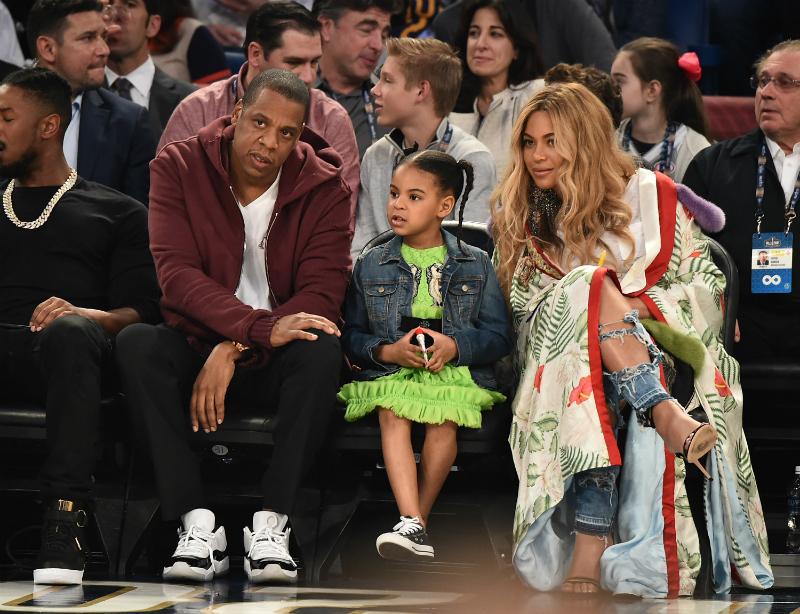 Beyonce jayz blue courtside 4