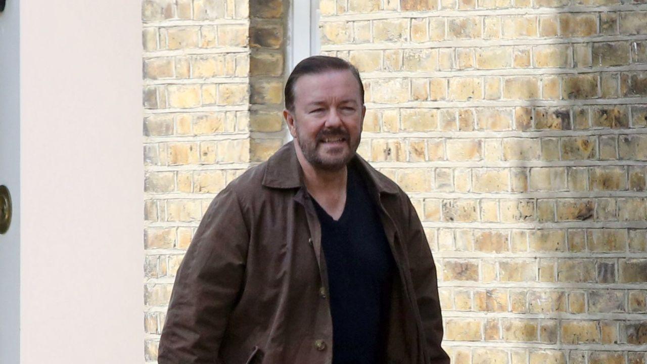 Image of Ricky Gervais delivered provocative Golden Globes monologues.