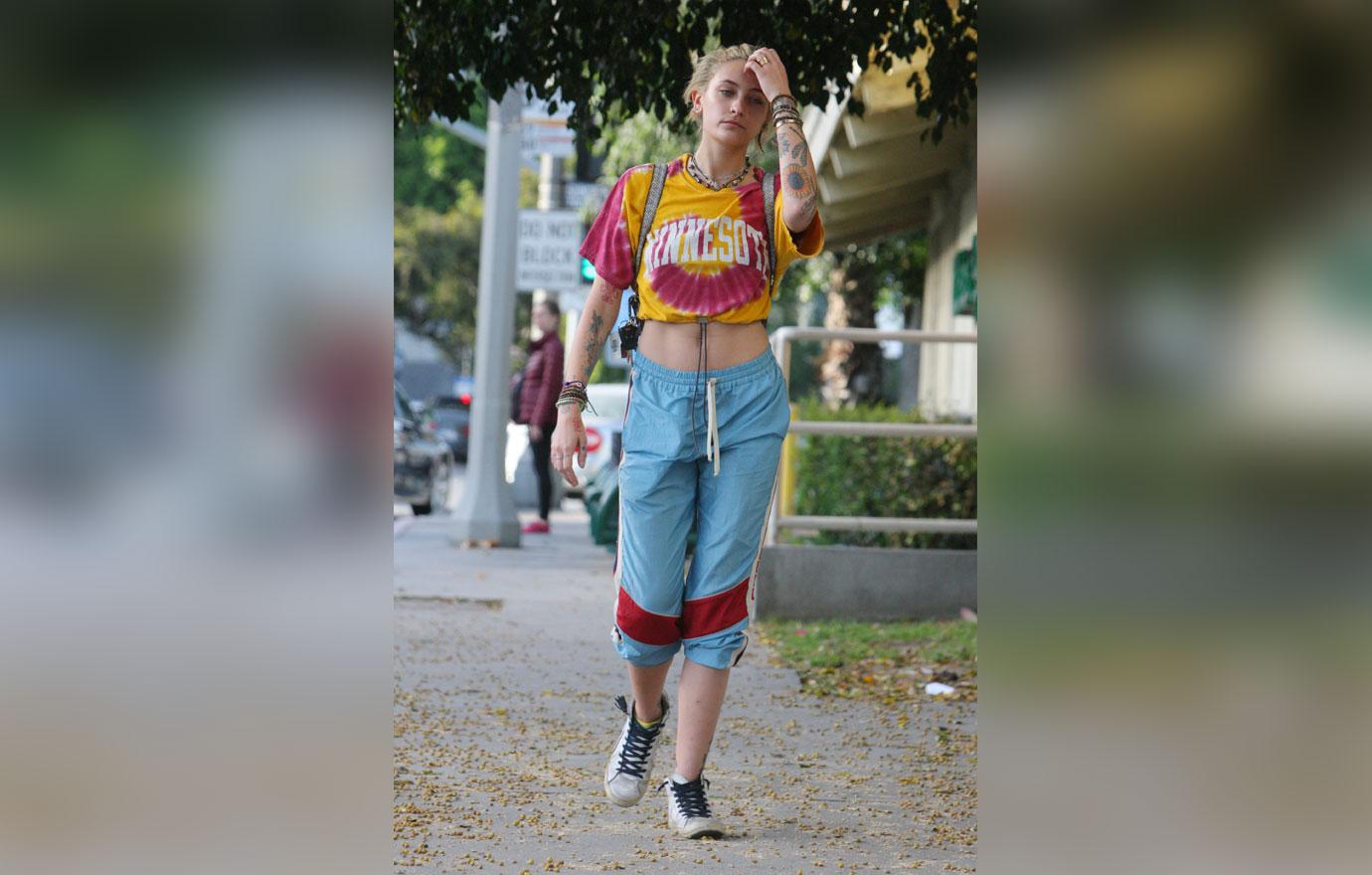 Paris Jackson out in west hollywood