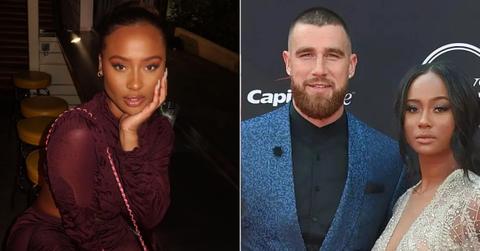 Photo of Kayla Nicole and Travis Kelce