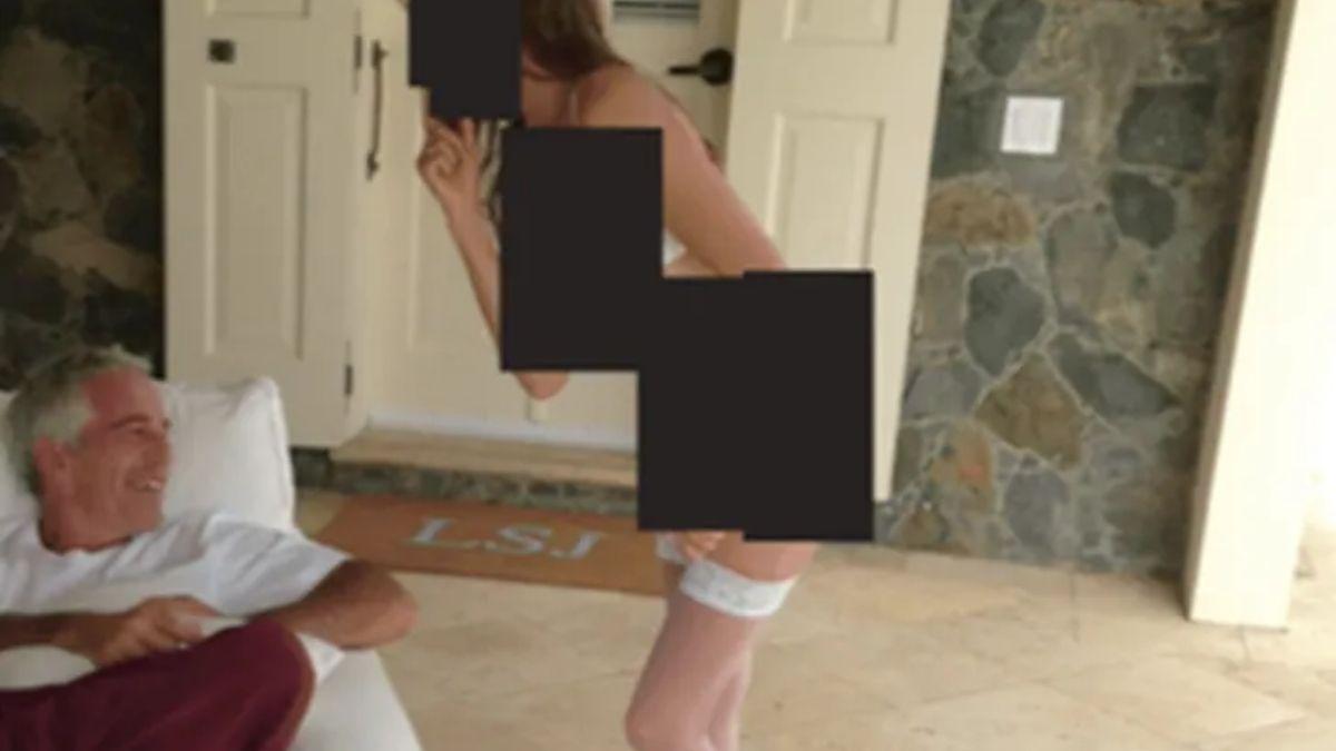 image of Jeffrey Epstein can be seen in one explicit image seized by the FBI.