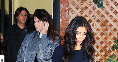 Kim Kardashian and Kendall Jenner have dinner together in the Meatpacking District, NYC