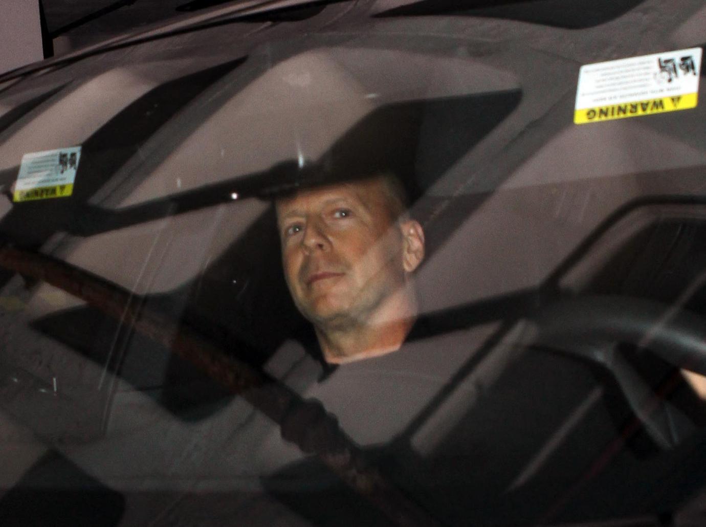 bruce willis rare outing car ride california dementia battle