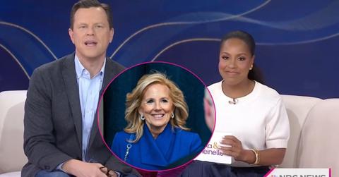 Photo of Willie Geist, Sheinelle Jones and Jill Biden
