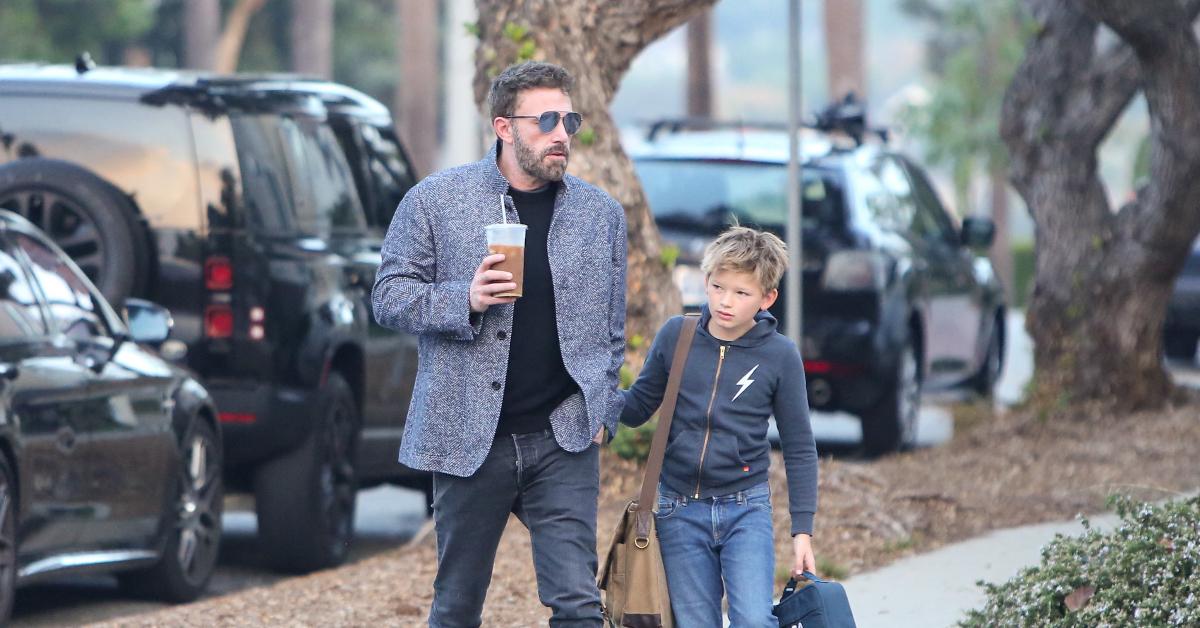 Ben Affleck Plays Basketball With Son Samuel In L.A.