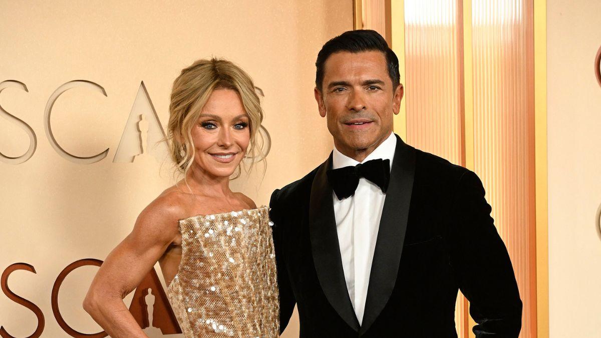 Image of Mark Consuelos laughed as Howie Mandel rejected the birthday compliment.