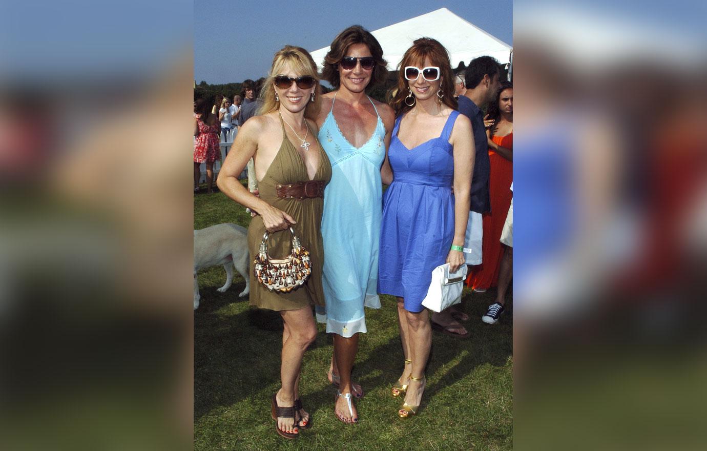 Ramona Singer, Luann de Lesseps and Jill Zarin at the 2009 Mercedes-Benz Polo Challenge