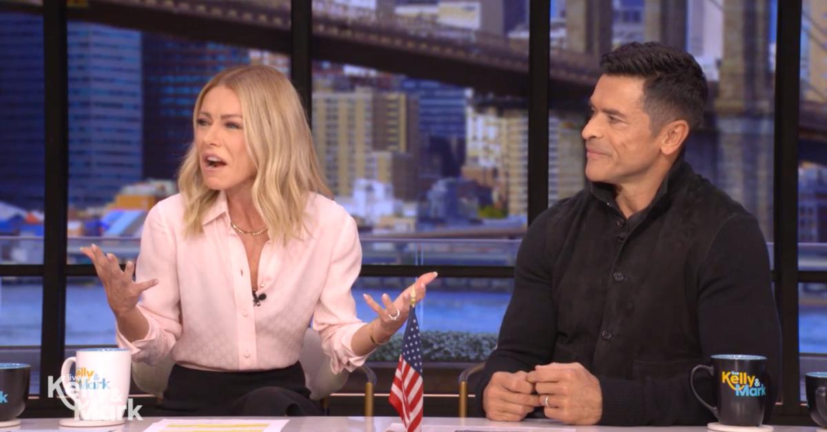 Image of Kelly Ripa revealed 39 percent of holiday arguments are caused by extended family members.