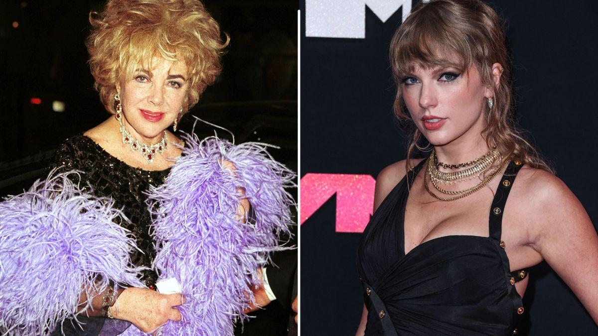 Photo of Elizabeth Taylor (Left); Taylor Swift (Right)