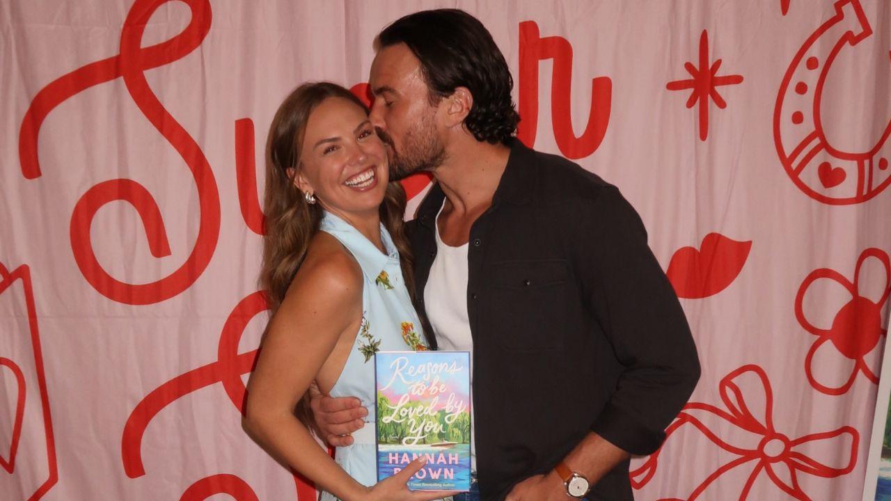 Image of Hannah Brown met Adam Woolard on Hinge in 2021 following her time on 'The Bachelorette.'