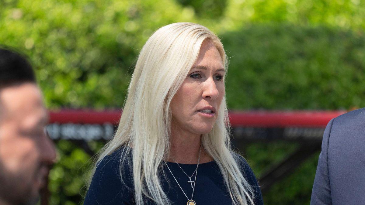 Image of Marjorie Taylor Greene pushed back publicly.