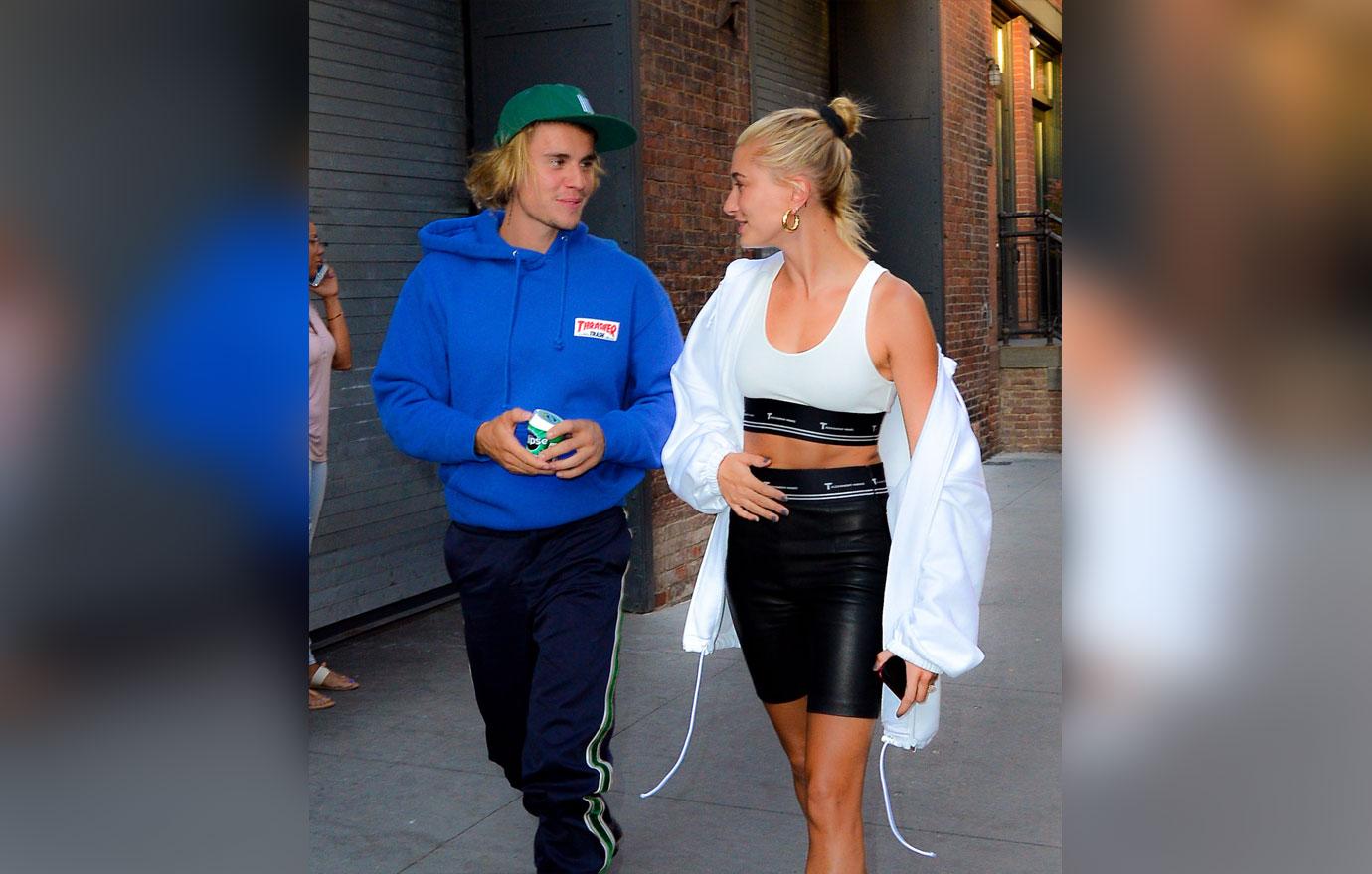 Justin Bieber and Hailey Baldwin are all smiles as they go for romantic walk in Brooklyn