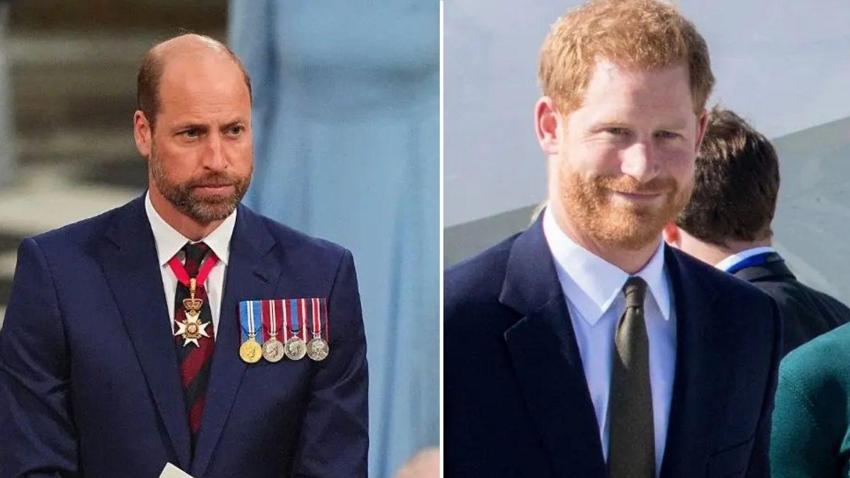image split of harry and William