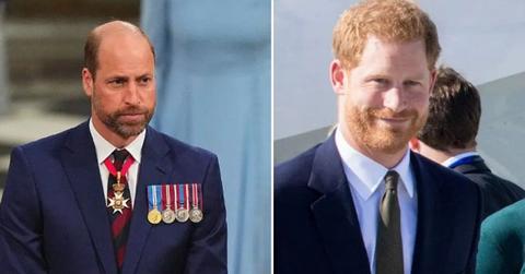 image split of harry and William